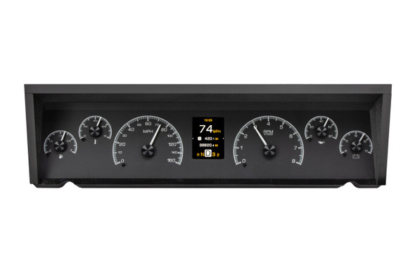 1977-90 Chevy Caprice/Impala HDX System, Black Face, HDX Instrument Systems, Gearstar Performance Transmissions