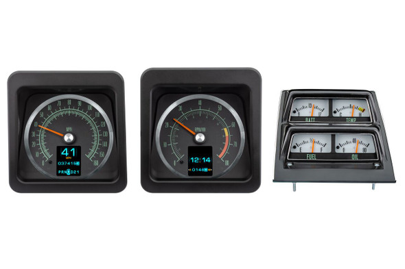 1969 Chevy Camaro W/ Center Console Gauges RTX Instrument System