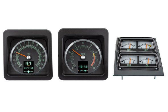 1969 Chevy Camaro W/ Center Console Gauges RTX Instrument System