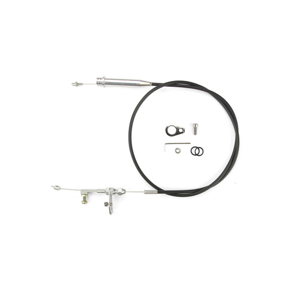 46" Universal Black Housing 700-R4 Kickdown Cable , Gearstar Performance Transmissions