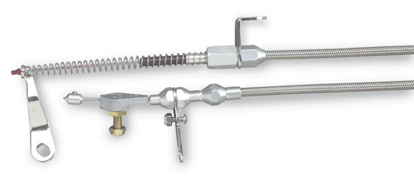 48" Hi-Tech Stainless Steel Housing AOD Kickdown Cable , Gearstar Performance Transmissions