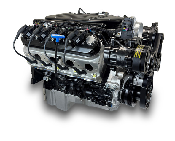 376CI GM LS Compatible Deluxe Dressed -EFI -Black Kit