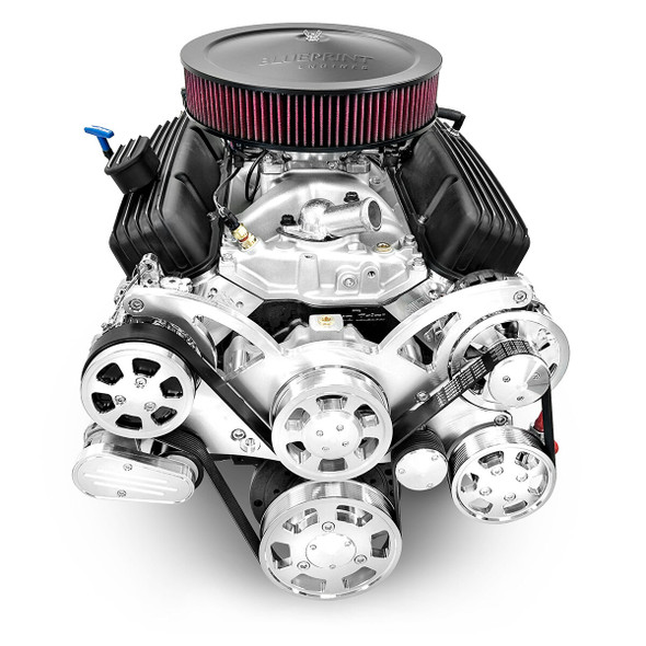 Standard Edition GM Compatible Builder Series - EFI - Polished Pulley Kit, Engine Complete Assembly, Gearstar Performance Transmissions