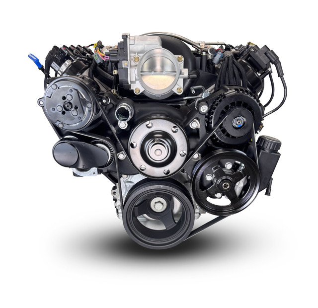 Standard Edition GM LS Compatible Builder Series - EFI - Black Kit