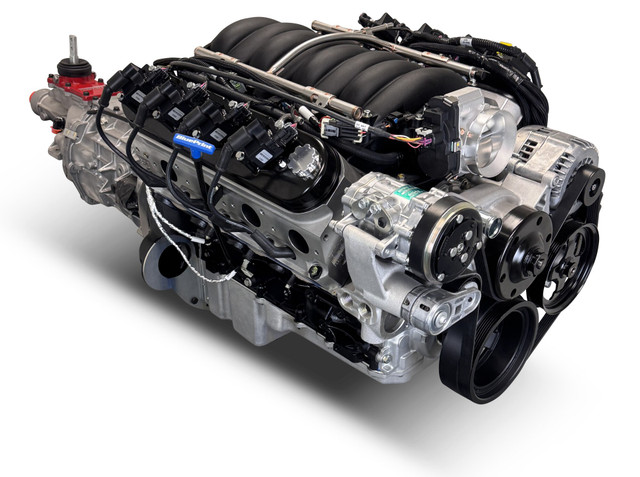 427 c.i. Standard Edition GM LS Compatible Builder Series - T56 Manual Transmission - EFI - Natural Pulley Kit