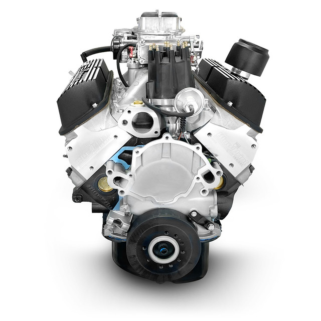 Ford Small Block Compatible 302 c.i. Base Dressed - Dual Sump Oil Pan - Bronco Edition - Carbureted