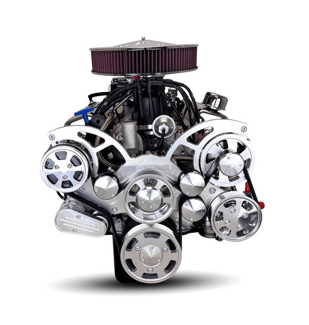 347CI Ford Small Block Compatible Deluxe Dressed -Carb -Polished Kit, Engine Complete Assembly, Gearstar Performance Transmissions