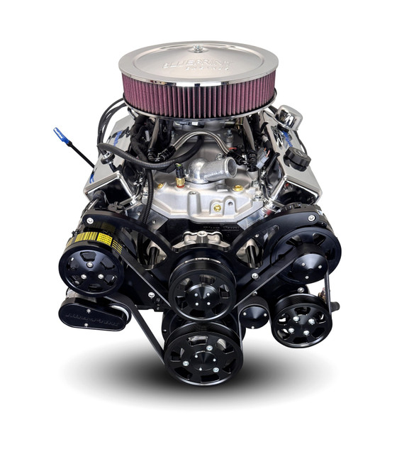 383 c.i. GM Small Block Compatible Deluxe Dressed - MPFI - Black Kit