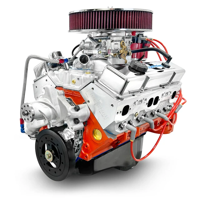 400CI GM Small Block Compatible Deluxe Dressed -Carb, Engine Complete Assembly, Gearstar Performance Transmissions