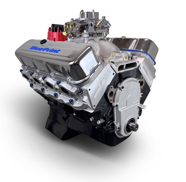 GM Big Block Compatible 496 c.i. Engine - 600 Horsepower - Base Dressed - Carbureted