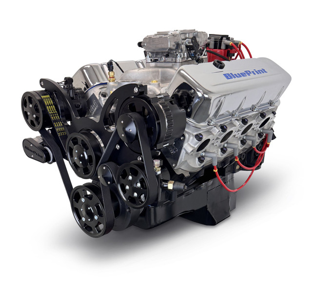 496CI GM Big Block Compatible Base Dressed -EFI -Black Kit