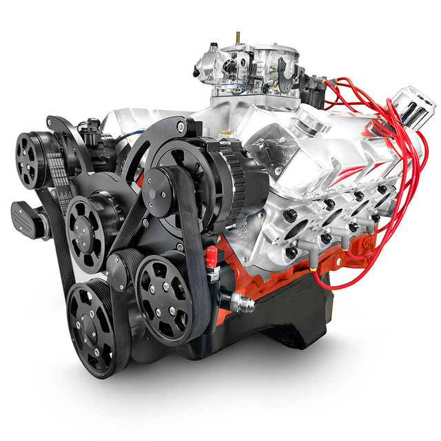 598CI GM Big Block Compatible Deluxe Dressed -Carb -Black Kit
