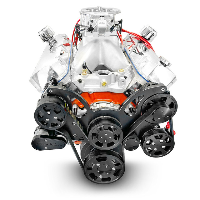 632CI GM Big Block Compatible Deluxe Dressed -EFI -Black Kit