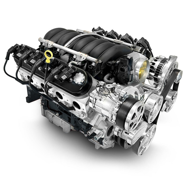 376CI GM LS Compatible Deluxe Dressed -EFI -Polished Kit