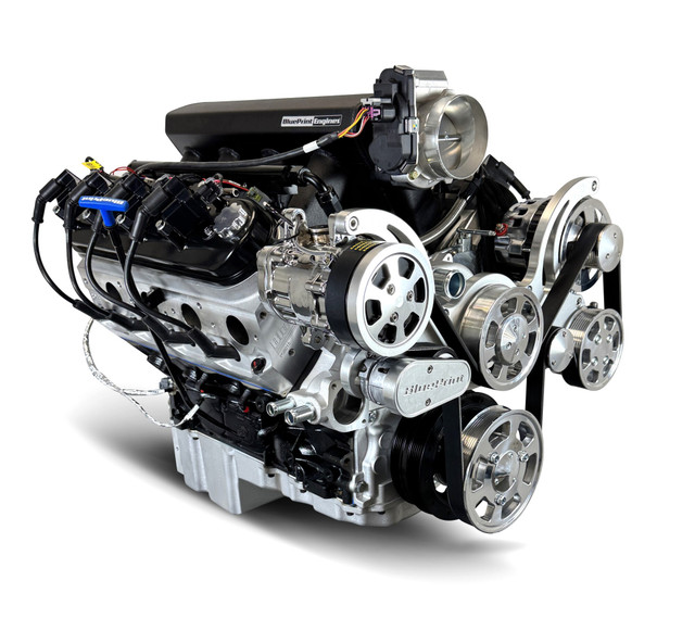 376CI GM LS Compatible Deluxe Dressed -EFI -Polished Kit