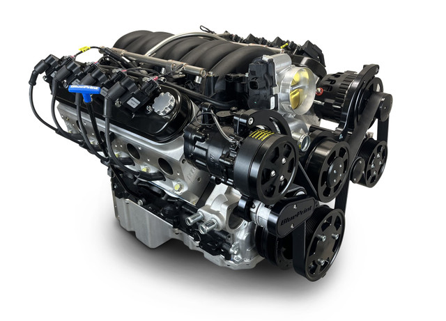 427CI GM LS Compatible Deluxe Dressed -EFI -Black Kit