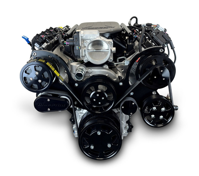 427CI GM LS Compatible Deluxe Dressed -EFI -Black Kit
