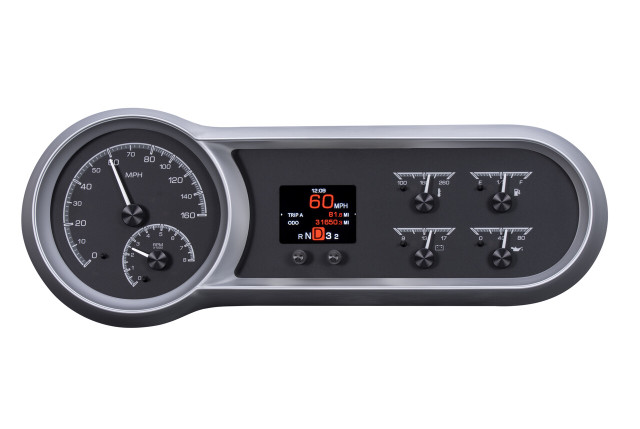 1953-54 Chevy Car HDX System, Black Face