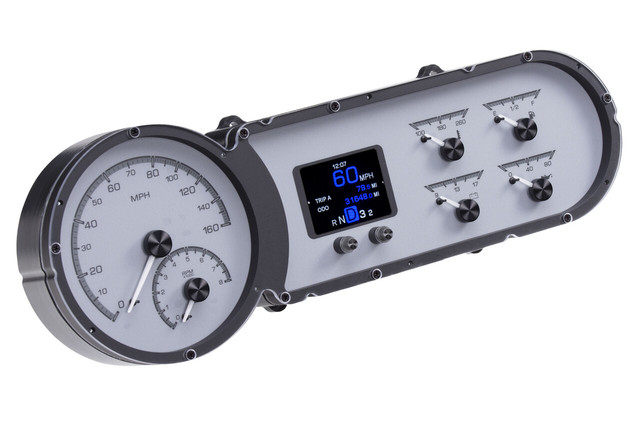 1953-54 Chevy Car HDX System, Silver Face