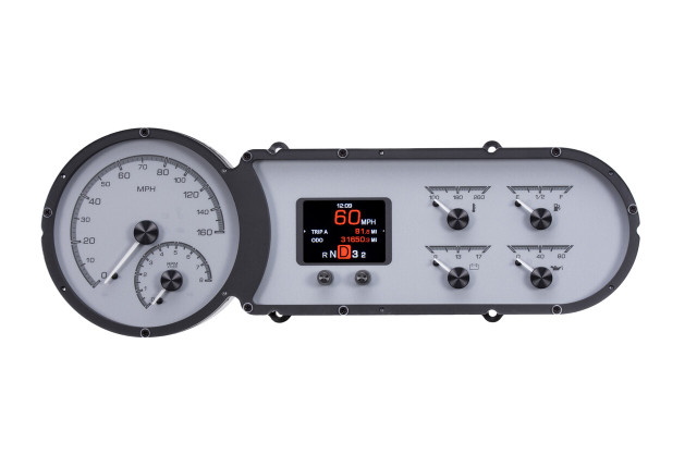 1953-54 Chevy Car HDX System, Silver Face
