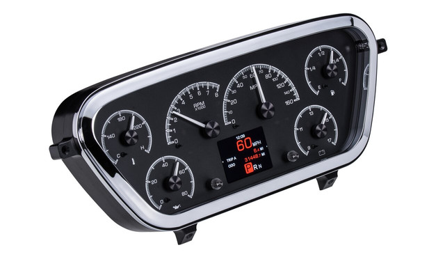 1953-55 Ford Pickup HDX System, Black Face