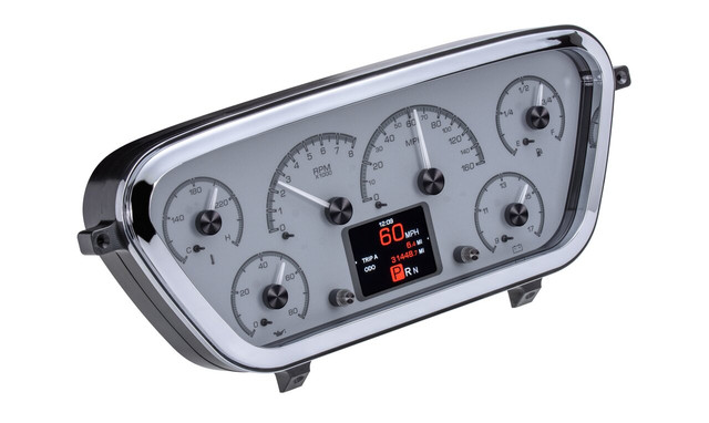 1953-55 Ford Pickup HDX System, Silver Face