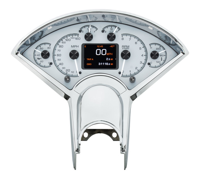 1955-56 Chevy Car HDX System, Silver Face