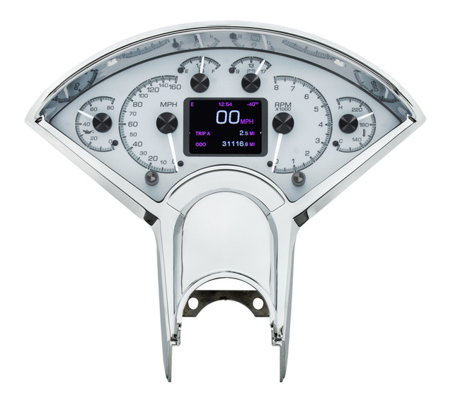 1955-56 Chevy Car HDX System, Silver Face