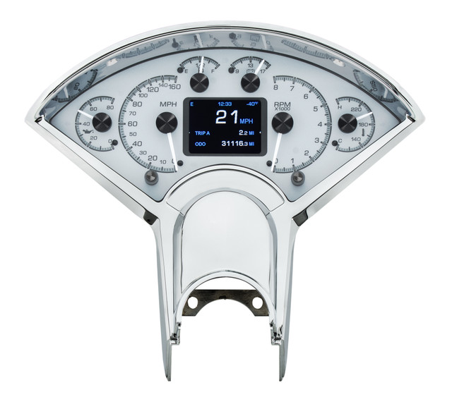 1955-56 Chevy Car HDX System, Silver Face