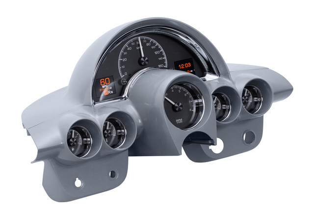 1958-62 Chevy Corvette HDX System, Black Face