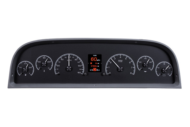 1960-63 Chevy Pickup HDX System, Black Face