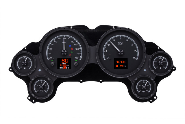 1963-67 Chevy Corvette HDX System, Black Face