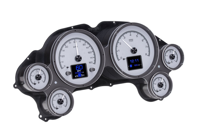 1963-67 Chevy Corvette HDX System, Silver Face