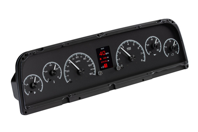 1964-66 Chevy Pickup HDX System, Black Face