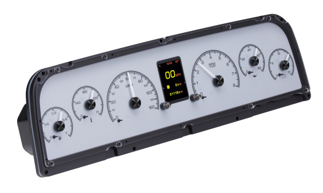 1964-66 Chevy Pickup HDX System, Silver Face