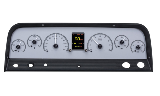 1964-66 Chevy Pickup HDX System, Silver Face