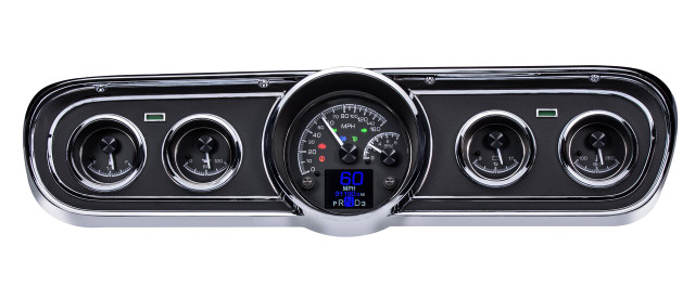 1965-66 Ford Mustang HDX System, Black Face