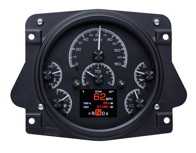 1966-77 Ford Bronco, 1961-66 Ford Pickup HDX System, Black Face