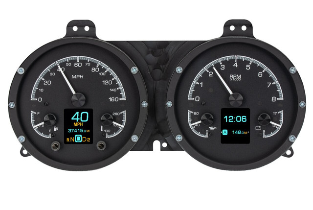 1967-68 Chevy Camaro HDX System, Black Face