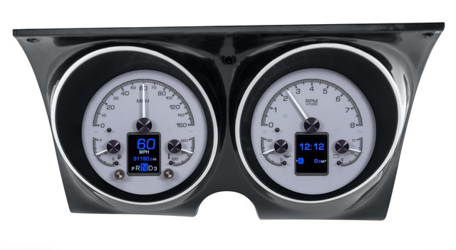 1967-68 Chevy Camaro HDX System, Silver Face