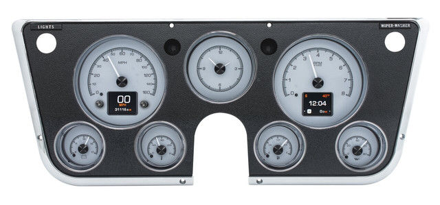 1967-72 Chevy/GMC Pickup HDX System, Silver Face