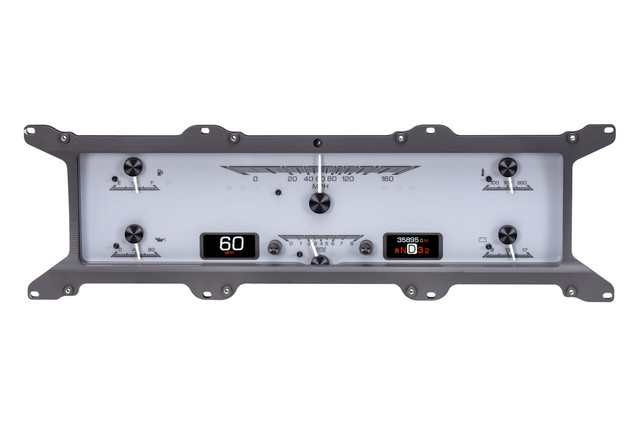 1967-72 Ford Pickup HDX System, Silver Face