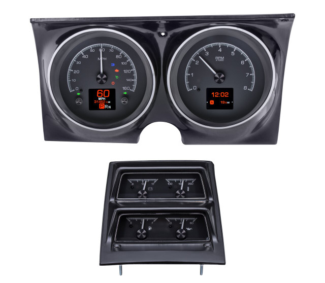 1968 Chevy Camaro W/Console Gauges HDX System, Black Face