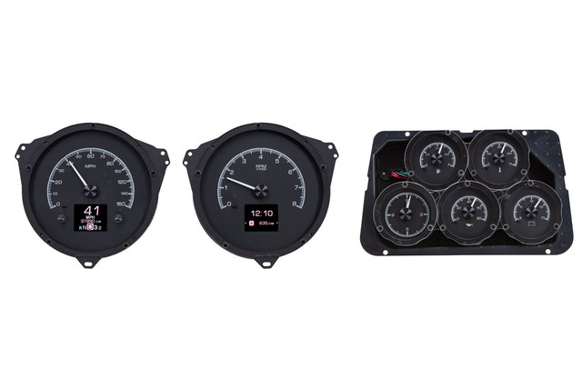 1968-77 Chevy Corvette HDX System, Black Face