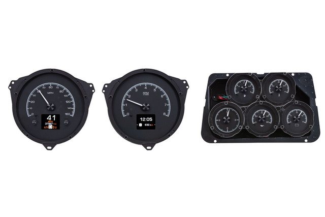 1968-77 Chevy Corvette HDX System, Black Face