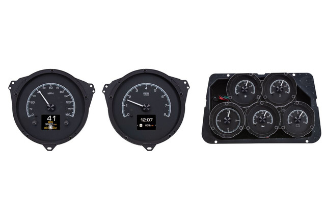 1968-77 Chevy Corvette HDX System, Black Face