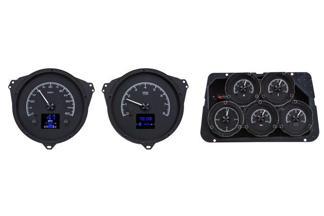 1968-77 Chevy Corvette HDX System, Black Face