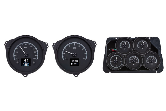 1968-77 Chevy Corvette HDX System, Black Face