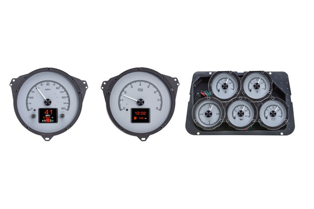 1968-77 Chevy Corvette HDX System, Silver Face