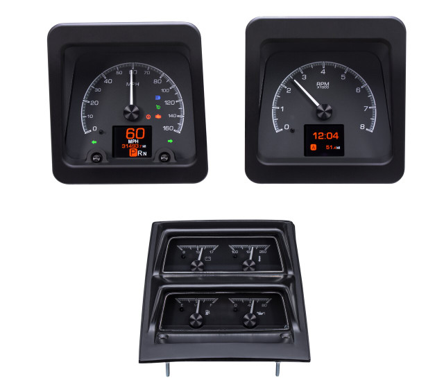 1969 Chevy Camaro W/Console Gauges HDX System, Black Face